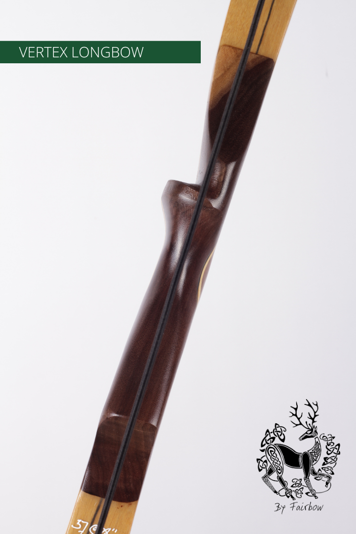 THE VERTEX BOW 68" CLEAR BACKING OVER ROYAL EBONY 37 LBS @ 28 INCH RH-Bow-Fairbow-Fairbow