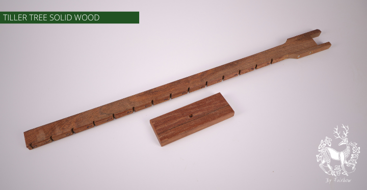TILLER STICK / TILLER TREE SOLID WOOD WITH EASY INCREMENTS-Fairbow-Fairbow