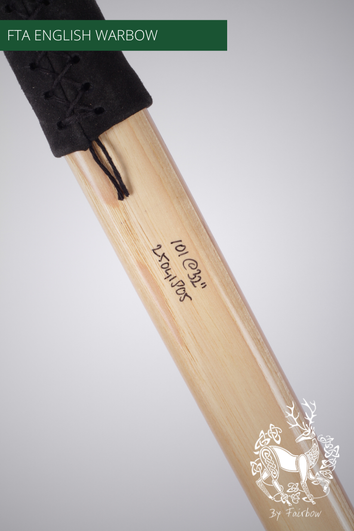 WARBOW FTA GREENHEART, SUPERCORE, HICKORY SUPERIOR 101 LBS @ 32 INCH-Bow-Fairbow-Fairbow