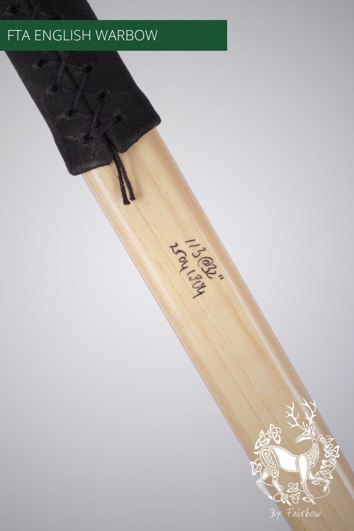 WARBOW FTA GREENHEART, SUPERCORE, HICKORY SUPERIOR 113 LBS @ 32 INCH-Bow-Fairbow-Fairbow