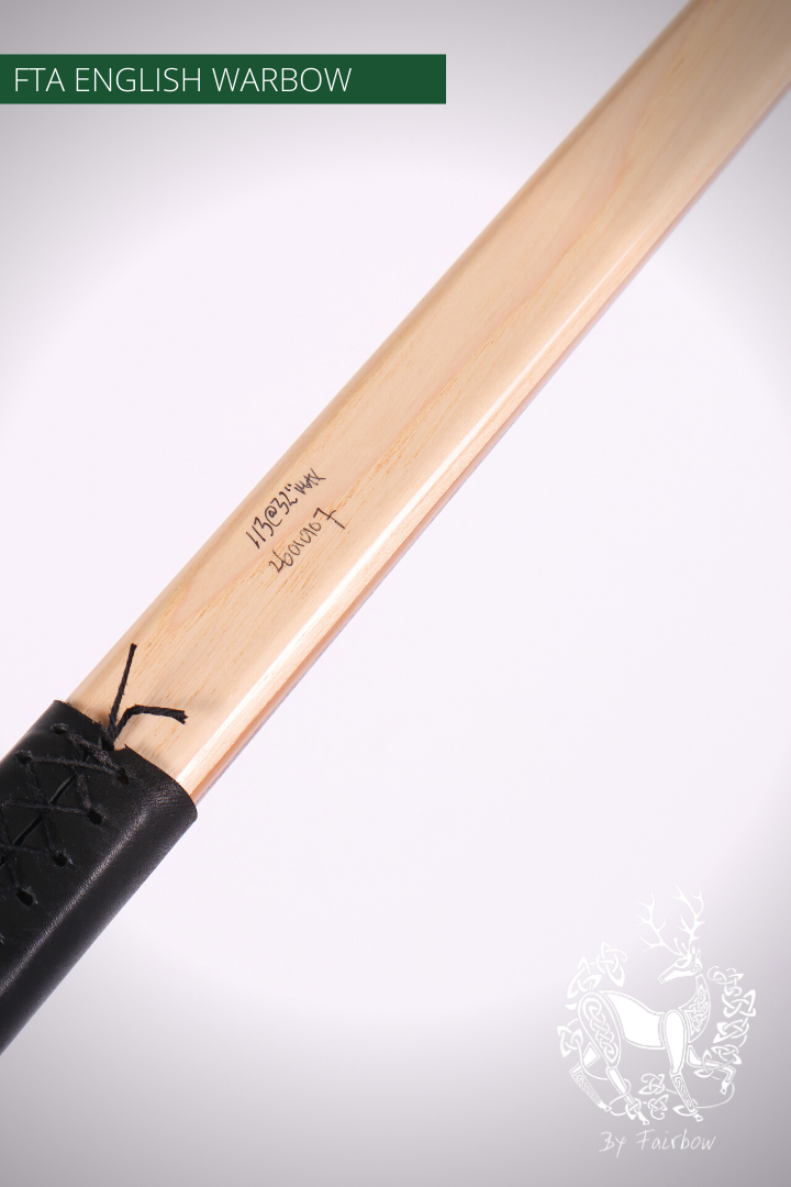 WARBOW FTA GREENHEART, SUPERCORE, HICKORY SUPERIOR 113 LBS @ 32 INCH-Bow-Fairbow-Fairbow