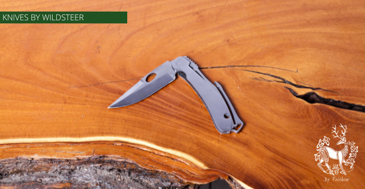 WILDSTEER SLIM 79 FOLDING KNIFE WITH CLIP-knife-Wildsteer-Fairbow