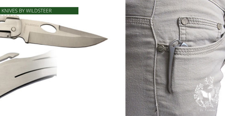 WILDSTEER SLIM 79 FOLDING KNIFE WITH CLIP-knife-Wildsteer-Fairbow