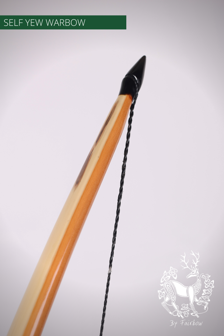 SELF YEW ENGLISH LONGBOW, 100 LBS @ 30 INCH, 76 INCH NTN