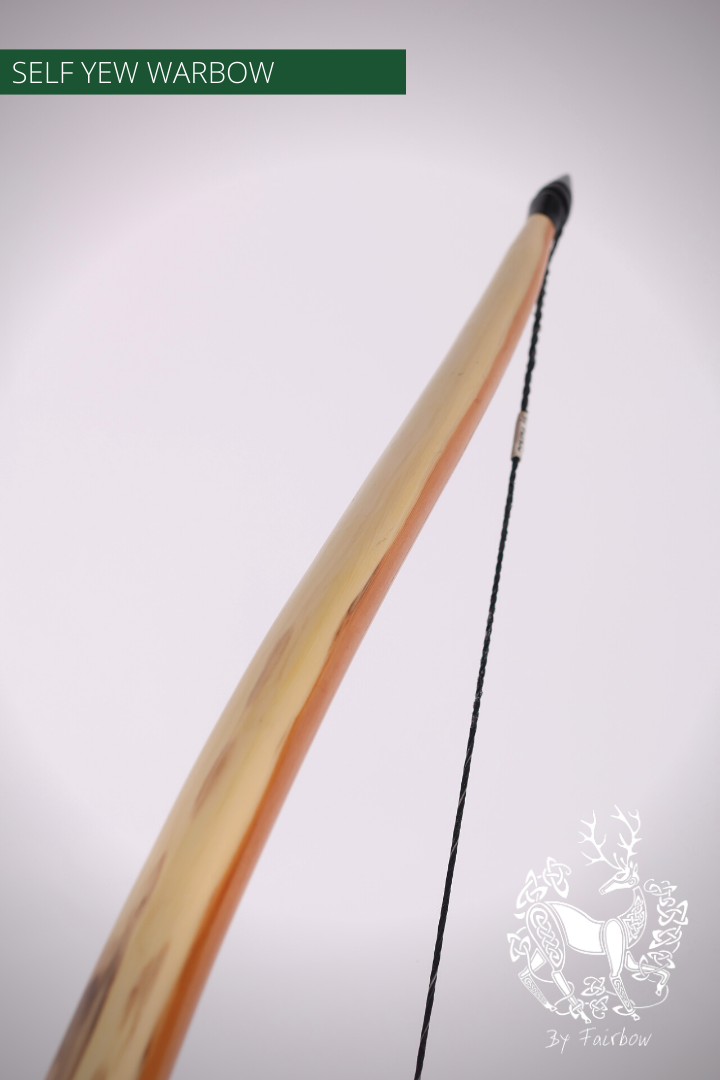 SELF YEW ENGLISH LONGBOW, 100 LBS @ 30 INCH, 76 INCH NTN