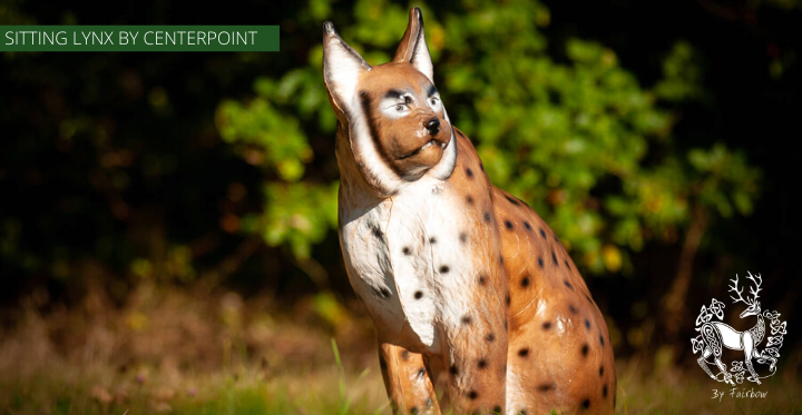 3D SITTING LYNX TARGET BY CENTERPOINT-target-Centerpoint-Fairbow