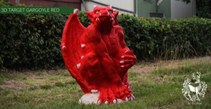 3D TARGET BLOOD RED GARGOYLE-target-archerstarget-Fairbow