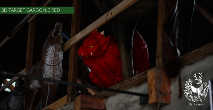 3D TARGET BLOOD RED GARGOYLE-target-archerstarget-Fairbow