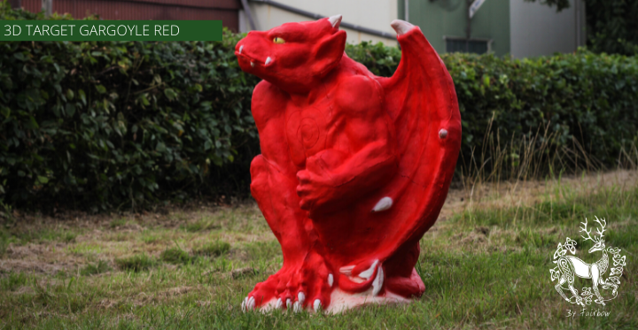 3D TARGET BLOOD RED GARGOYLE-target-archerstarget-Fairbow