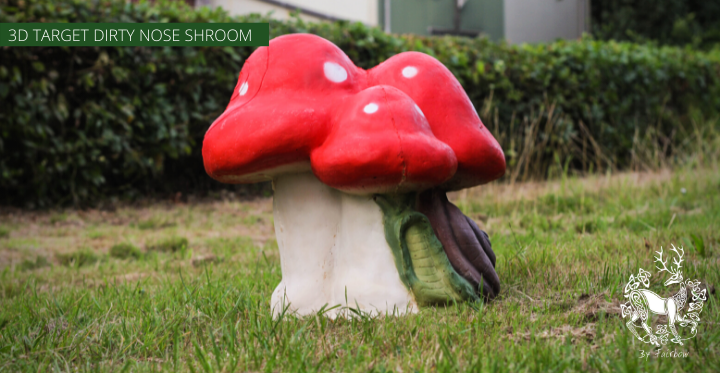 3D TARGET DIRTY NOSE SHROOM-target-archerstarget-Fairbow