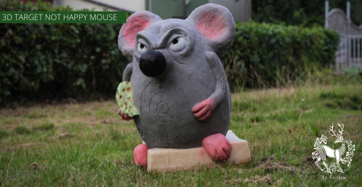 3D TARGET NOT HAPPY MOUSE-target-archerstarget-Fairbow