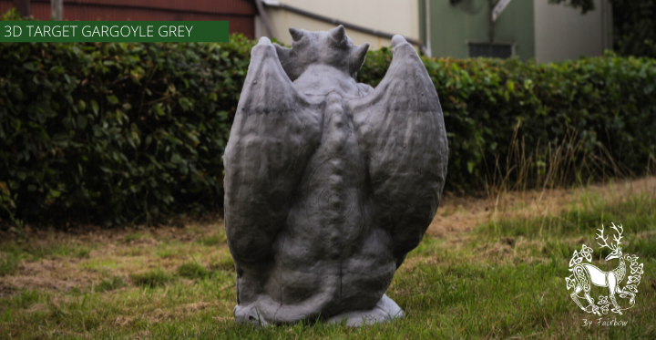 3D TARGET STONE GREY GARGOYLE-target-archerstarget-Fairbow