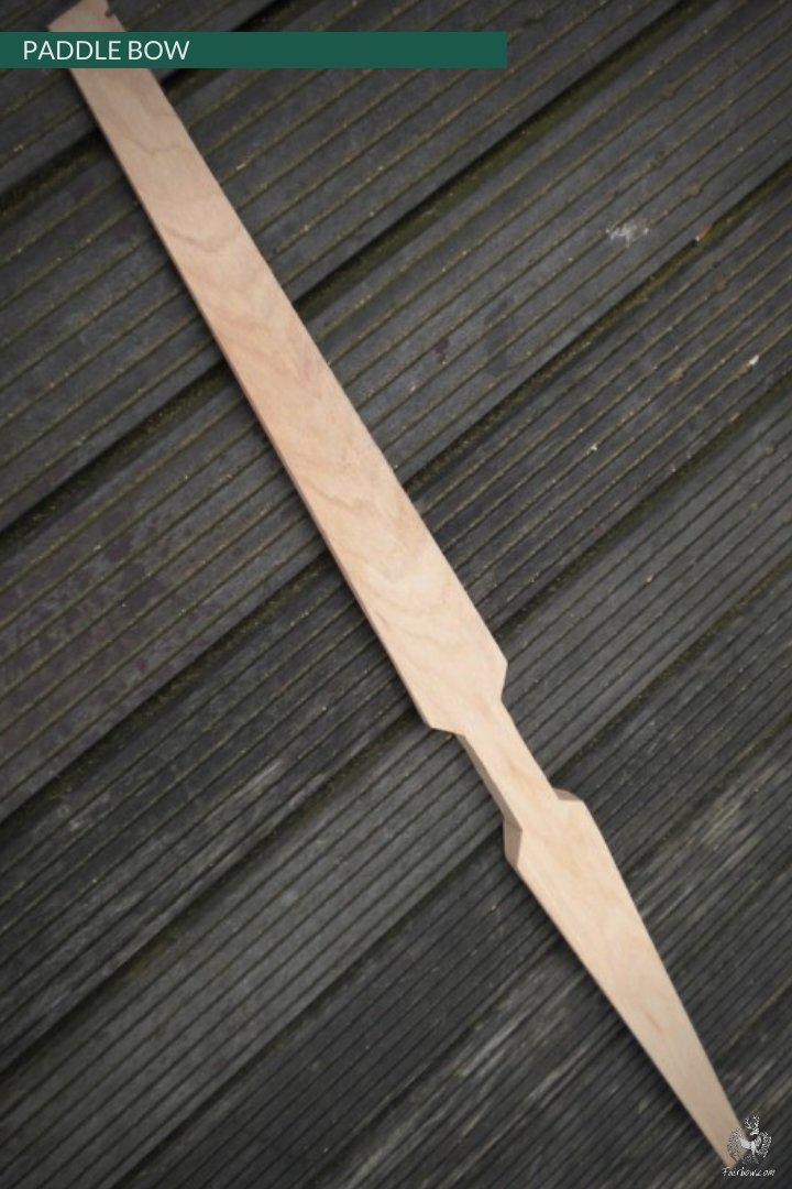 48 INCH NATIVE AMERICAN PADDLE BOW (PRIMARY)-Native American bow-Fairbow-Fairbow