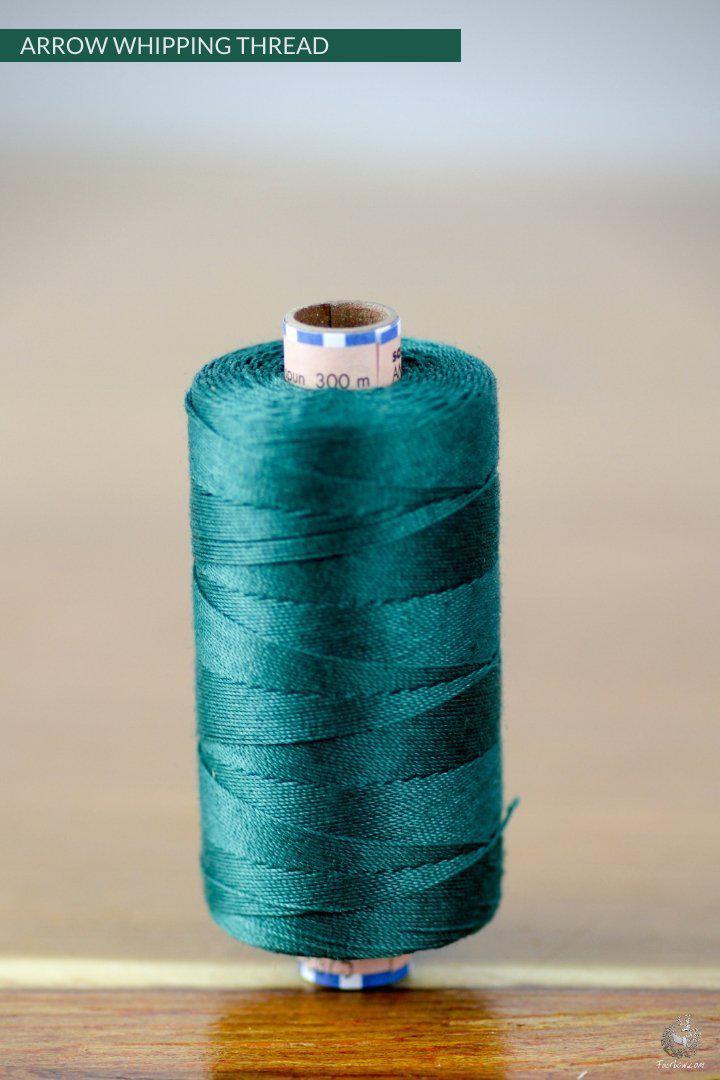 ARROW WHIPPING THREAD 300 meters spool-Arrow-Fairbow-Leaf green-Fairbow