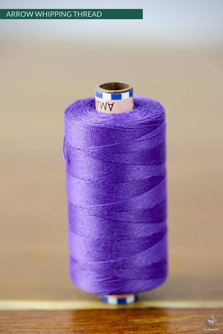 ARROW WHIPPING THREAD 300 meters spool-Arrow-Fairbow-Purple-Fairbow