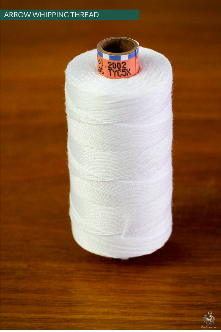 ARROW WHIPPING THREAD 300 meters spool-Arrow-Fairbow-White-Fairbow