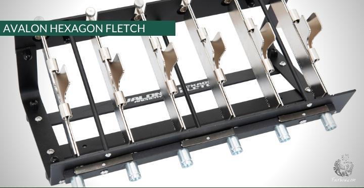 AVALON HEXAGON FLETCHING JIG FOR 6 ARROWS, STRAIGHT CLAMPS-arrow tool-Fairbow-Fairbow