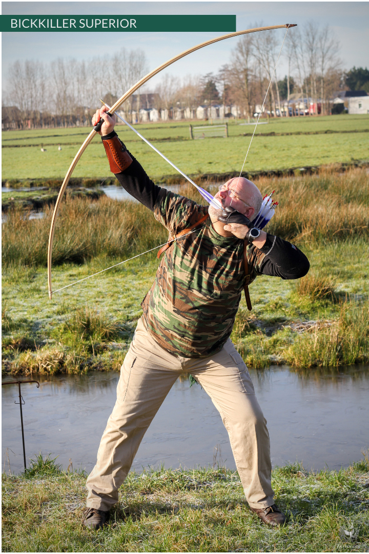 BICKKILLER, TRILAMINATE ENGLISH LONGBOW SUPERIOR 50@28-English Longbow-Fairbow-Fairbow