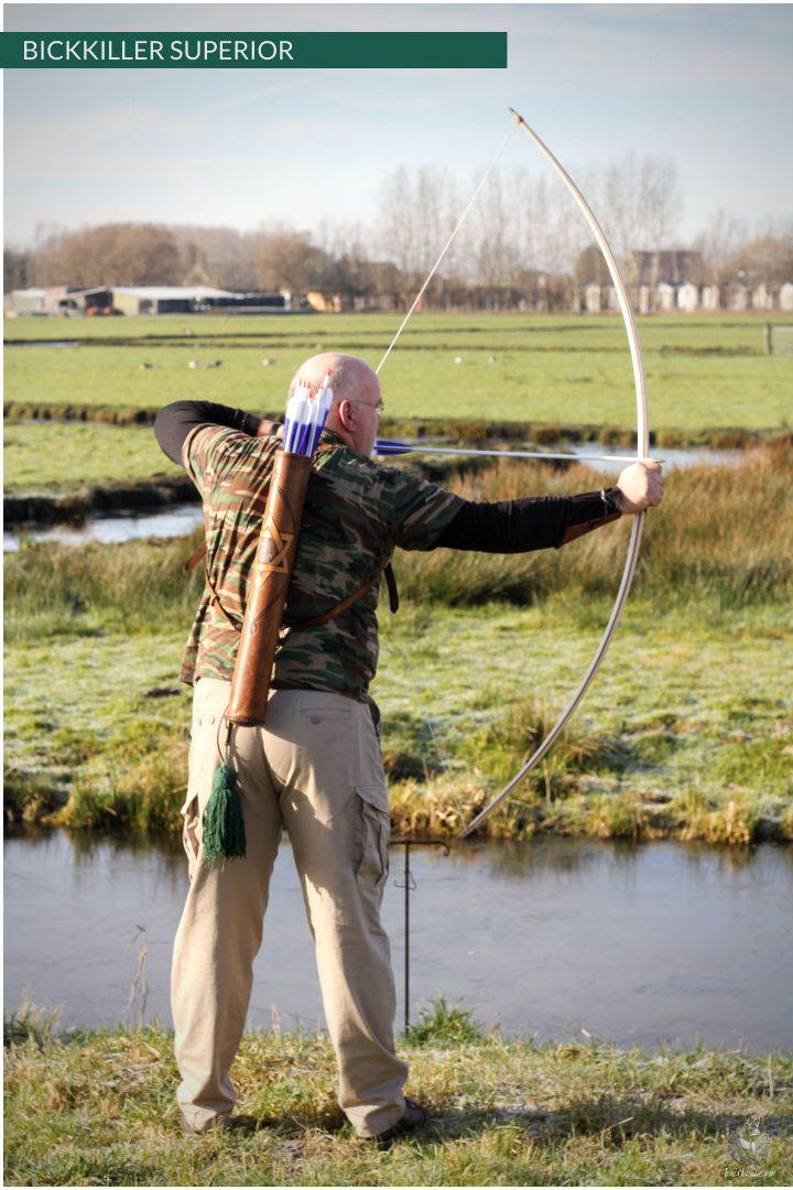 BICKKILLER, TRILAMINATE ENGLISH LONGBOW SUPERIOR 50@28-English Longbow-Fairbow-Fairbow