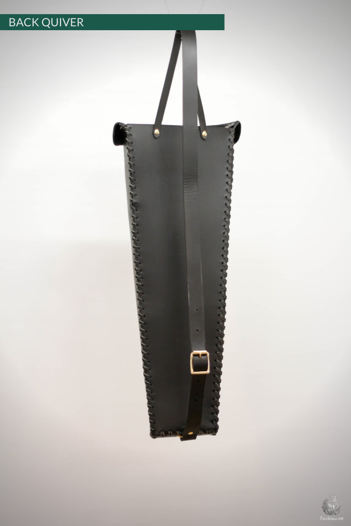 BLACK BACK QUIVER WITH STAMPED CELTIC DESIGN-Quiver-Fairbow-Fairbow