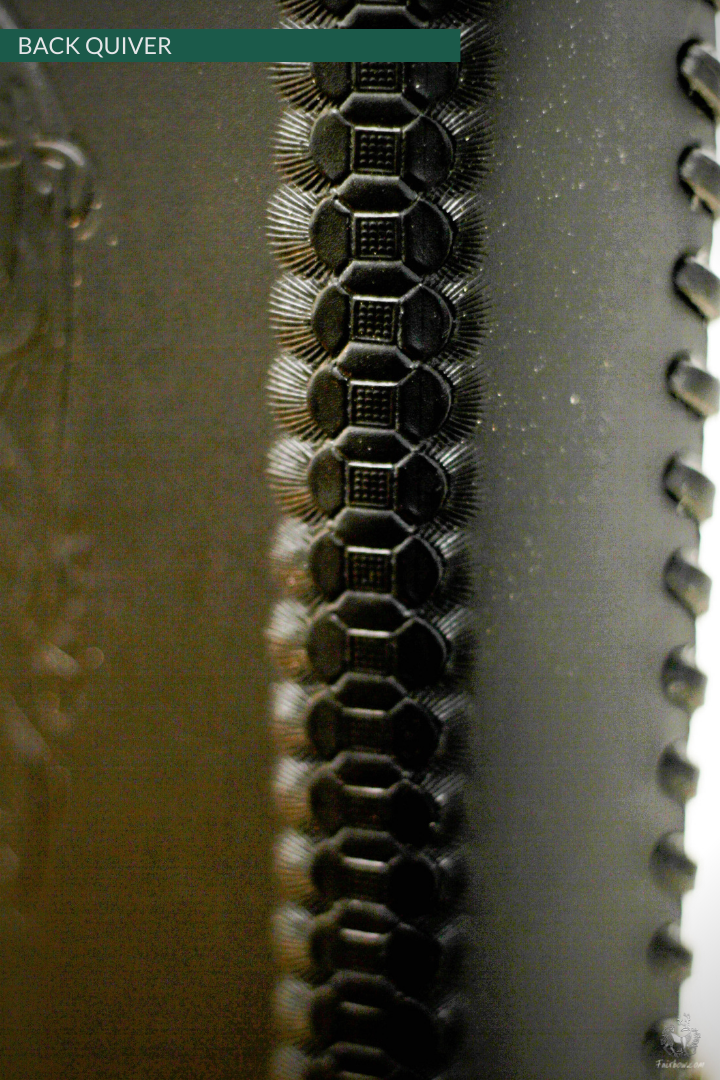 BLACK BACK QUIVER WITH STAMPED CELTIC DESIGN-Quiver-Fairbow-Fairbow