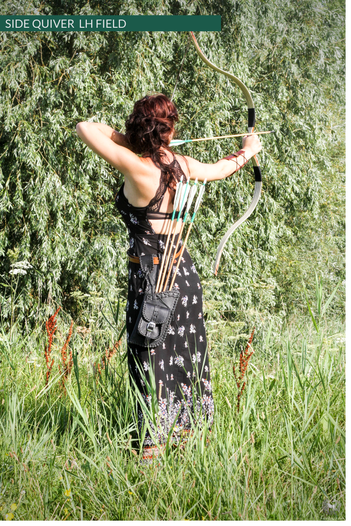 BLACK SIDE / HIP QUIVER-Quiver-Fairbow-Left handed-Fairbow