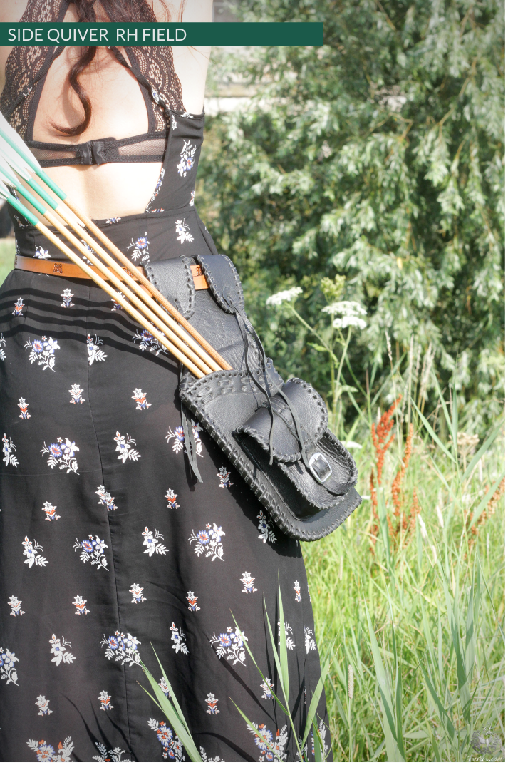 BLACK SIDE / HIP QUIVER-Quiver-Fairbow-Right handed-Fairbow