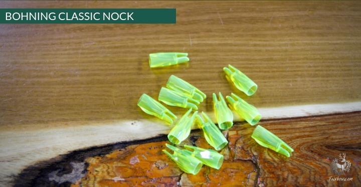 BOHNING PLASTIC NOCKS 5/16 , 11/32 MULTIPLE COLOURS AVAILABLE-Nock-Bohning-Black-5/16-Fairbow