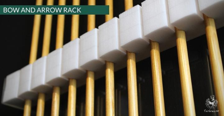 BOW AND ARROW RACK IN PERSPEX (1)-Sundries-Fairbow-Fairbow