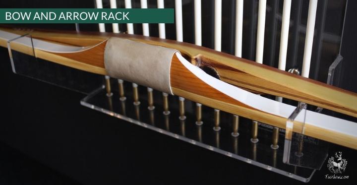 BOW AND ARROW RACK IN PERSPEX (1)-Sundries-Fairbow-Fairbow