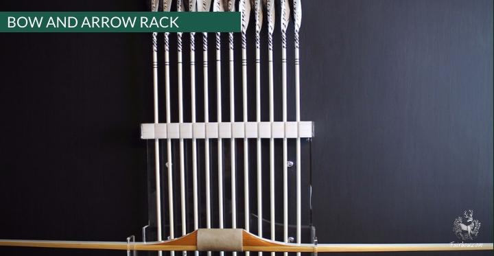BOW AND ARROW RACK IN PERSPEX (1)-Sundries-Fairbow-Fairbow