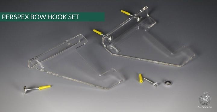 BOW HOOKS SET, PERSPEX-Sundries-Fairbow-Fairbow