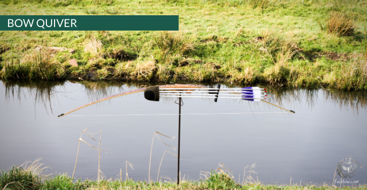 BOWQUIVER SET, LEATHER. FITS ALL BOWS, ADJUSTABLE WITH STRAP-Quiver-Fairbow-Fairbow