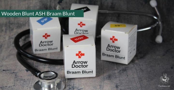 BRAAM BLUNT, ASH-WOOD BLUNT-arrow point-Fairbow-5/16 inch-Fairbow