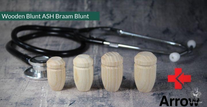 BRAAM BLUNT, ASH-WOOD BLUNT-arrow point-Fairbow-5/16 inch-Fairbow
