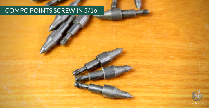 COMBO POINT FOR INSERTS 5/16 PER DOZEN-arrow point-Fairbow-100 grain-Fairbow