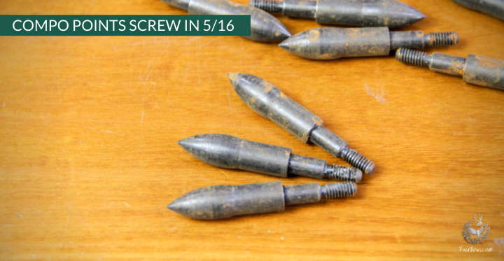 COMBO POINT FOR INSERTS 5/16 PER DOZEN-arrow point-Fairbow-60 grain-Fairbow
