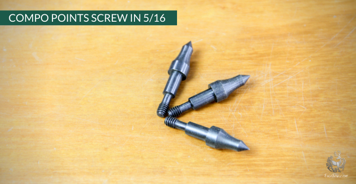 COMBO POINT FOR INSERTS 5/16 PER DOZEN-arrow point-Fairbow-85 grain-Fairbow