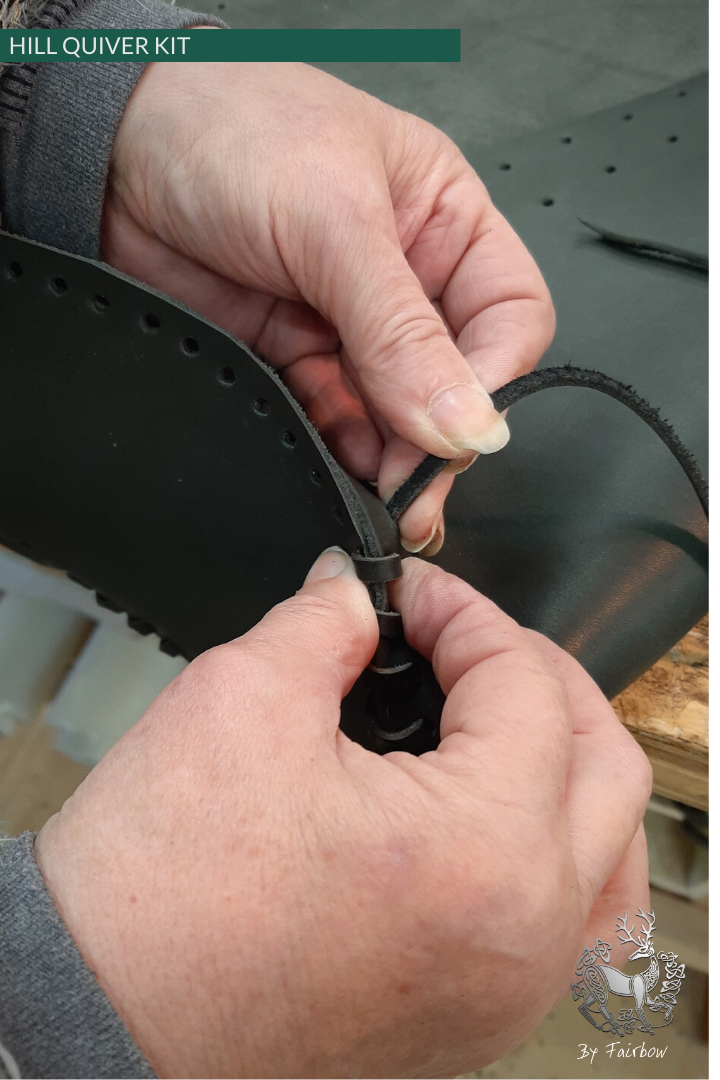 DIY KIT MAKE YOUR OWN HILL STYLE BACK QUIVER-Quiver-Fairbow-NO Leather, JUST the templates/ prints-Fairbow