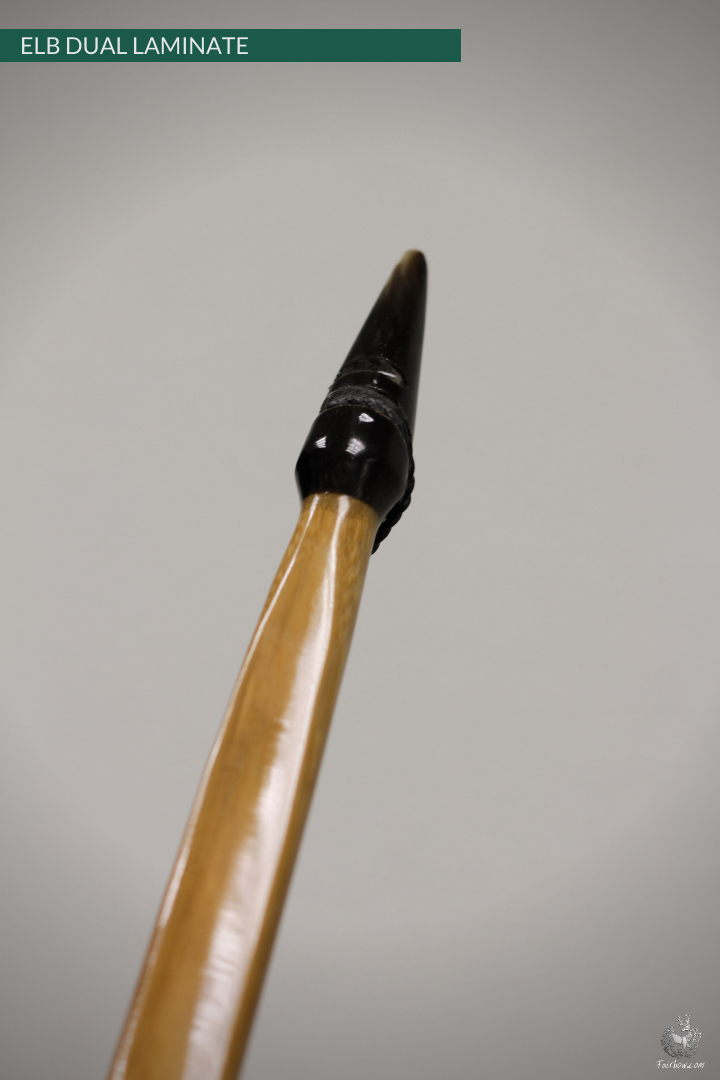 ENGLISH LONGBOW DUALLAM, GREENHEART HICKORY/BAMBOO SUPERIOR CUSTOM-English Longbow-Fairbow-Fairbow