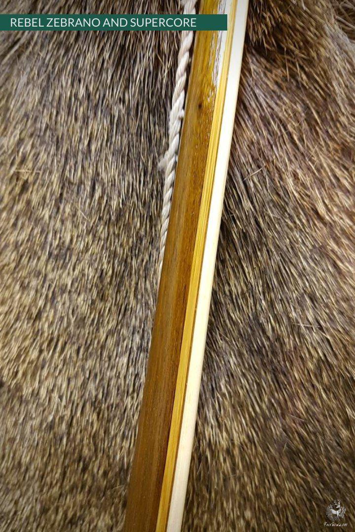 ENGLISH LONGBOW, GREENHEART SUPERCORE HICKORY SUPERIOR 32@28-Bow-Fairbow-Fairbow
