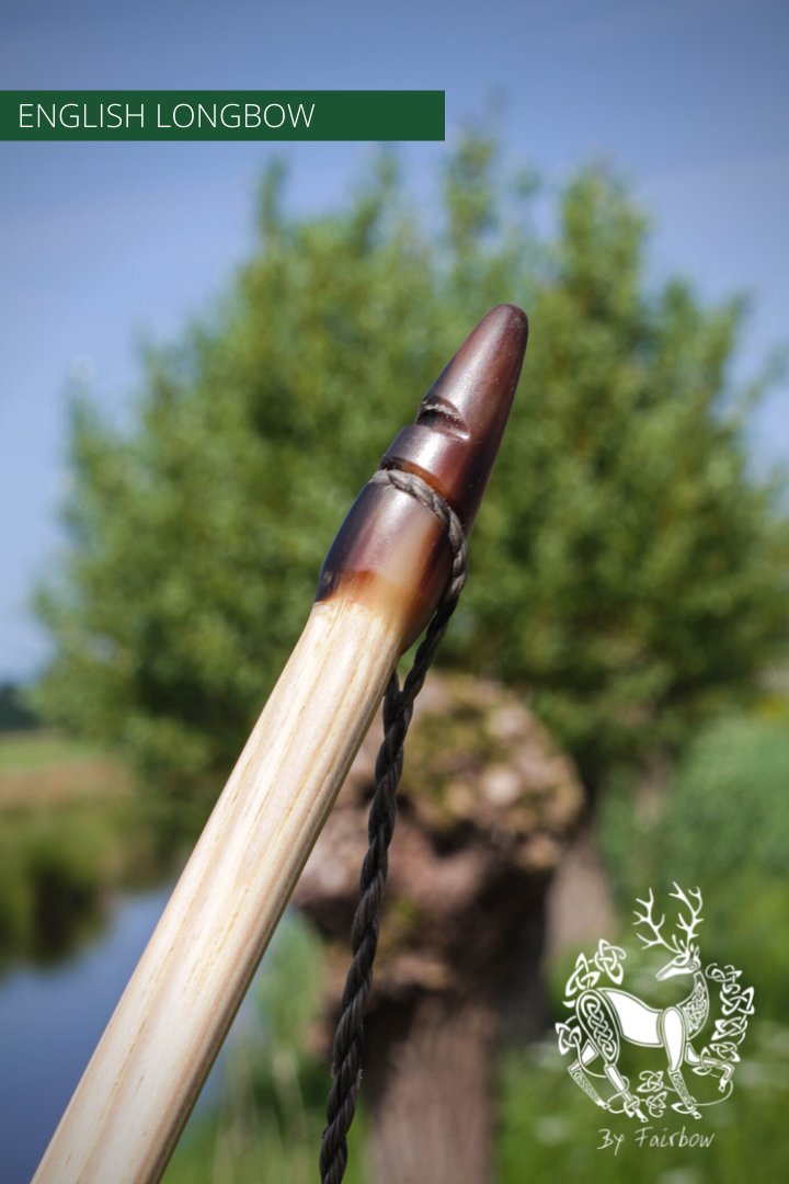 ENGLISH LONGBOW, GREENHEART SUPERCORE HICKORY SUPERIOR 59@26-Bow-Fairbow-Fairbow