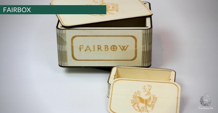 FAIRBOX A4.1 LASERED WOOD, FOR STORING YOUR TEMPLATES-Sundries-Fairbow-Fairbow
