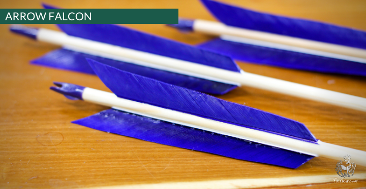 FALCON ARROW, SET OF 6-Arrow-Fairbow-nr 55 4.5 inch-Fairbow