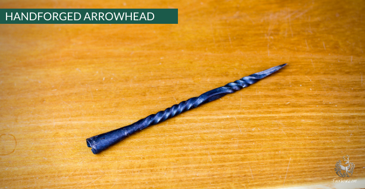 FIRE NEEDLE ARROWHEAD, ARROW HAND FORGED 11/32, 3/8, 1/2-arrow point-Fairbow-11/32-Fairbow