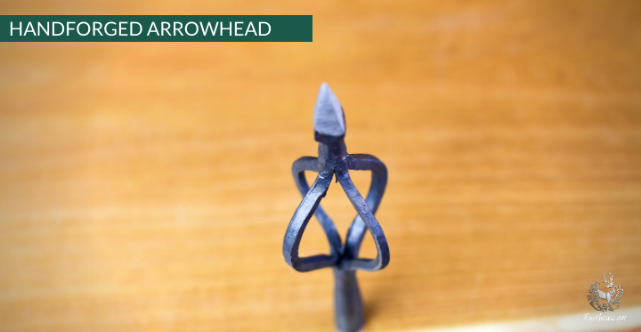 FIRECAGE ARROWHEAD, ARROW HAND FORGED 11/32, 3/8, 1/2-arrow point-Fairbow-11/32-Fairbow