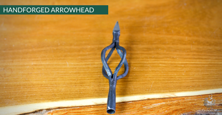 FIRECAGE ARROWHEAD, ARROW HAND FORGED 11/32, 3/8, 1/2-arrow point-Fairbow-11/32-Fairbow