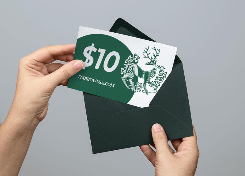 GIFT CARD / VOUCHER-Gift Cards-Fairbow-€10,00-Fairbow