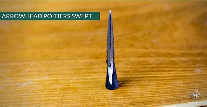 HAND FORGED 11 MM POITIERS SWEPT K-26 (TYPE 16)-arrow point-Fairbow-Fairbow