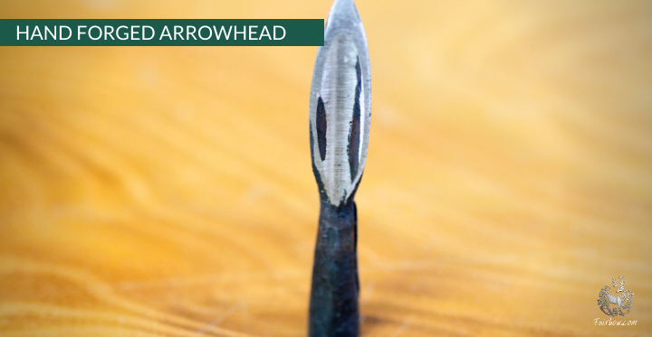 HAND FORGED 1/2 BODKIN-arrow point-Fairbow-Fairbow